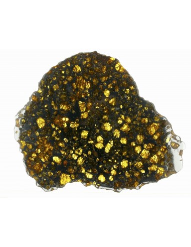 Imilac Pallasite Slice 396 g – Large Transparent Olivine Meteorite | m