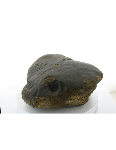 Oriented Chondrite Meteorite 9.85 kg | Shield Shape & Flow Lines